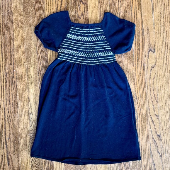 Knit dress with smocking - Picture 1 of 2